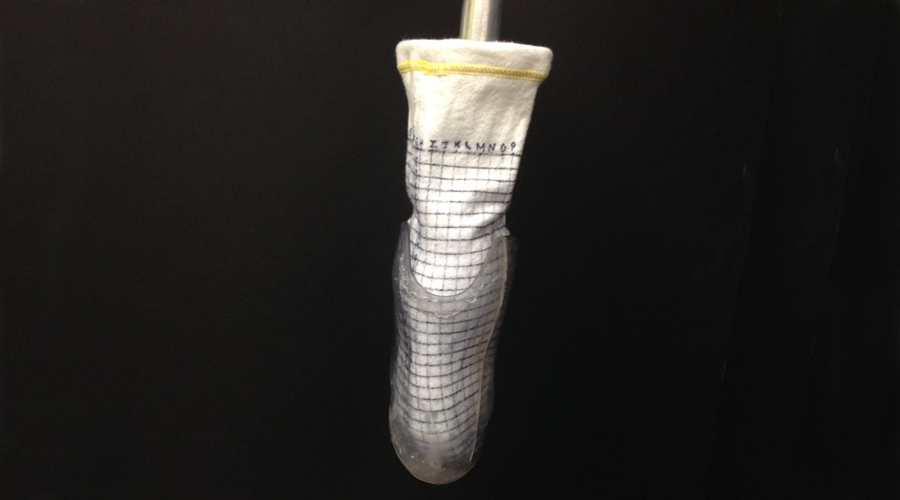 Imprint measures how loose or tight the prosthetic fits at different points on the leg.
