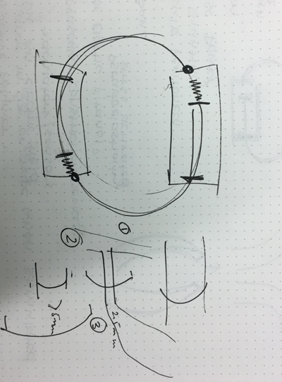 Original design sketches for MATUband.