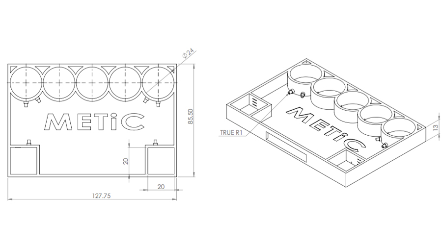 A conceptual illustration of the METiC device.