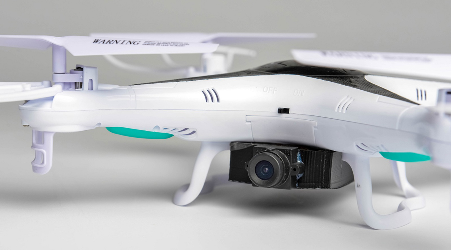 Rook's HD camera enables the user to view footage in real time.